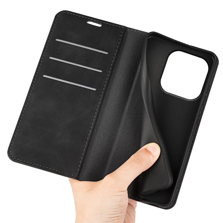For OnePlus 15 Retro-skin Magnetic Suction Leather Phone Case