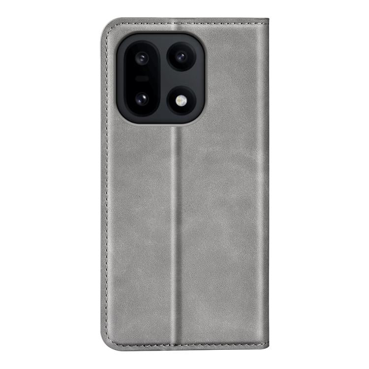 For OnePlus 15 Retro-skin Magnetic Suction Leather Phone Case