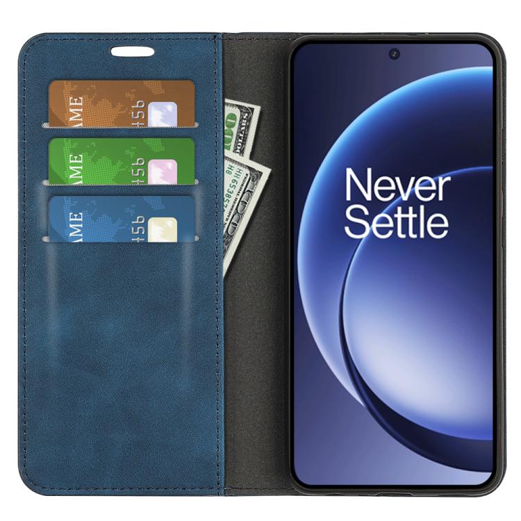 For OnePlus 15 Retro-skin Magnetic Suction Leather Phone Case