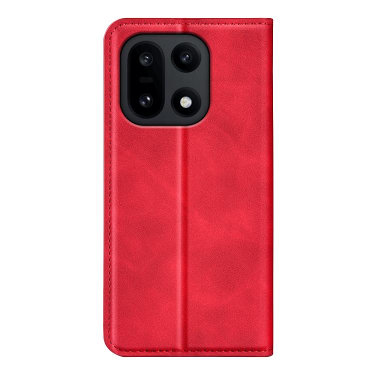 For OnePlus 15 Retro-skin Magnetic Suction Leather Phone Case