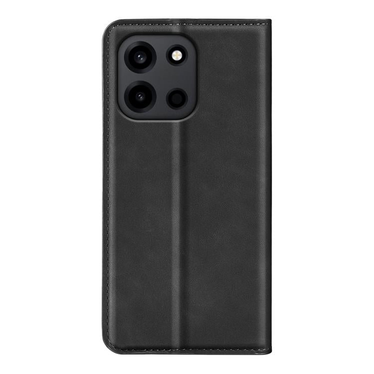For OnePlus Turbo 6 / 6V Retro-skin Magnetic Suction Leather Phone Case