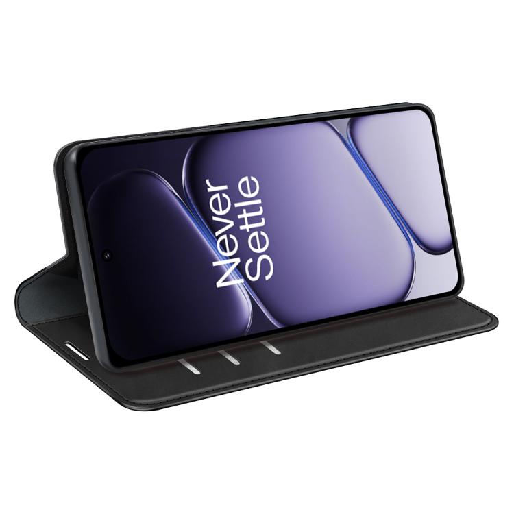 For OnePlus Turbo 6 / 6V Retro-skin Magnetic Suction Leather Phone Case