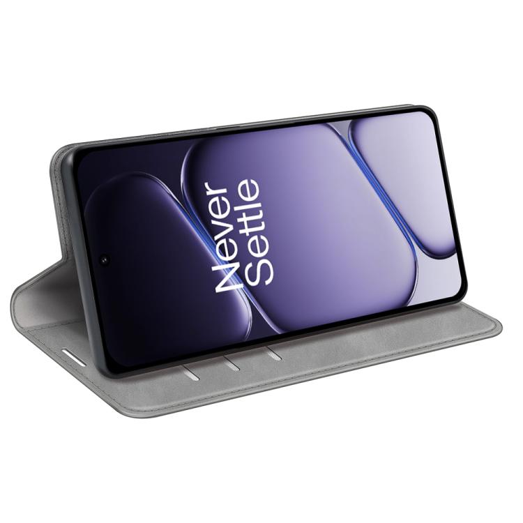 For OnePlus Turbo 6 / 6V Retro-skin Magnetic Suction Leather Phone Case