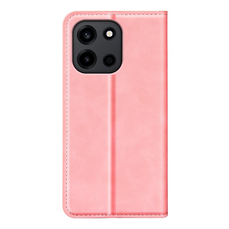 For OnePlus Turbo 6 / 6V Retro-skin Magnetic Suction Leather Phone Case
