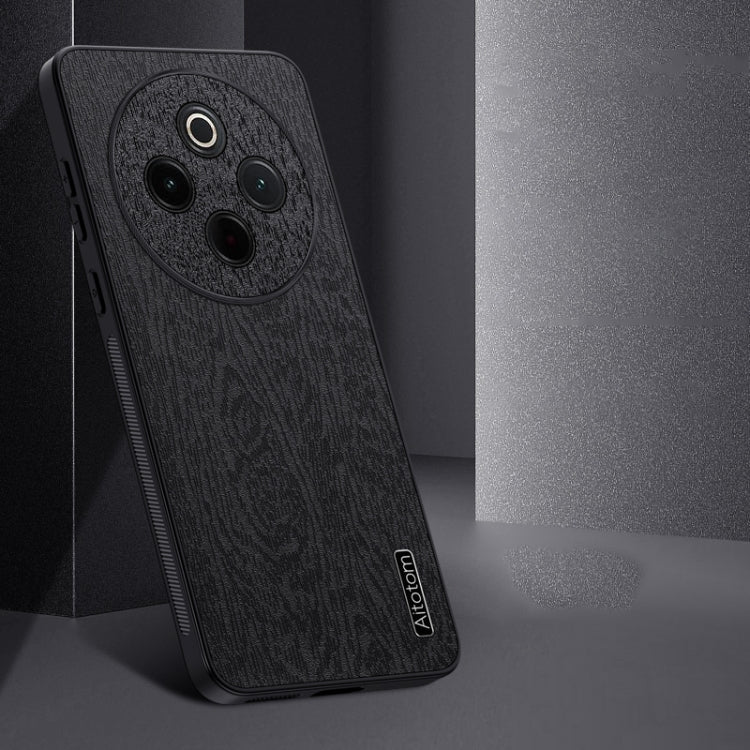 For vivo Y300 Pro Tree Bark Leather Shockproof Phone Case