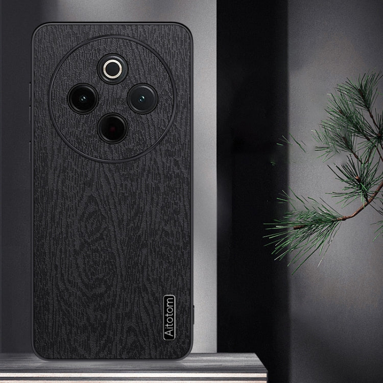 For vivo Y300 Pro Tree Bark Leather Shockproof Phone Case