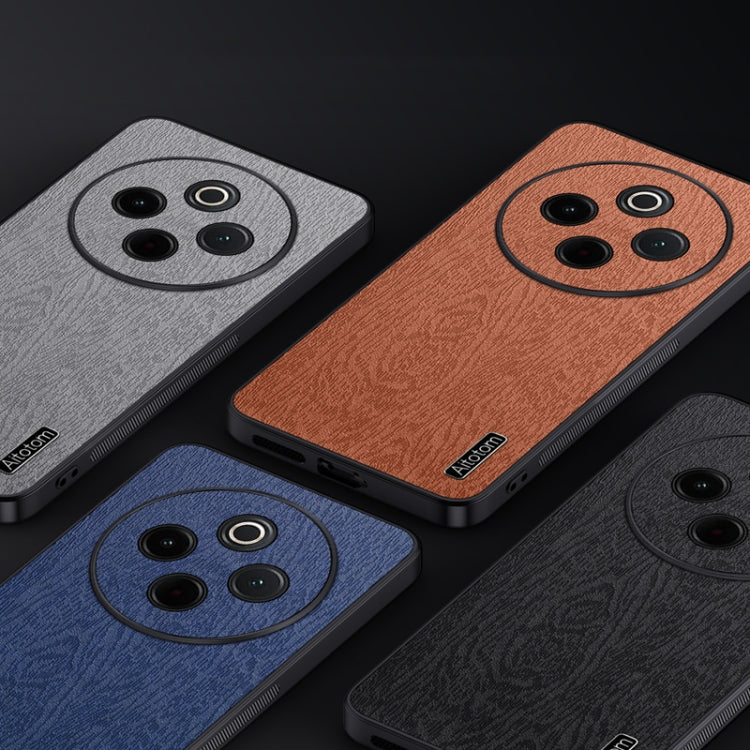 For vivo Y300 Pro Tree Bark Leather Shockproof Phone Case