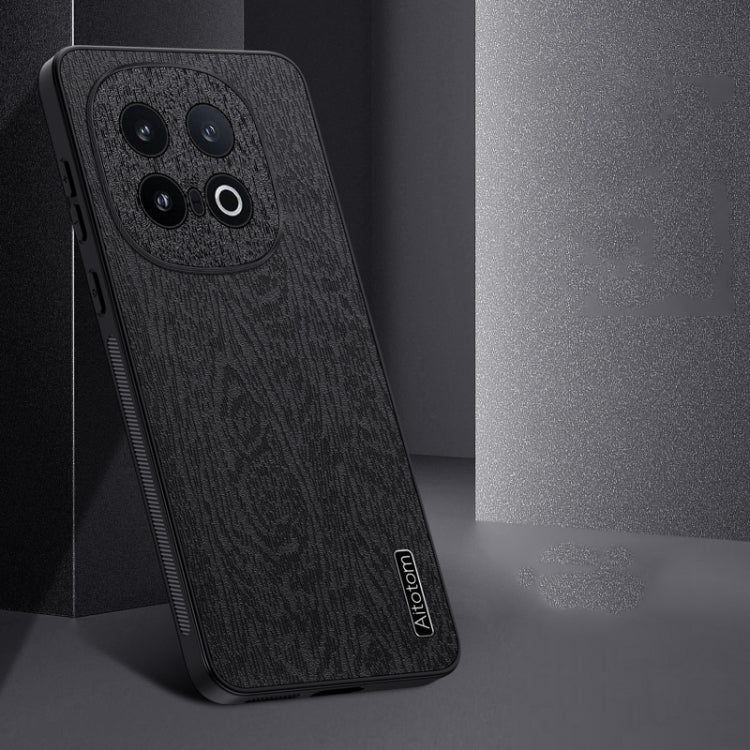 For vivo iQOO 13 Tree Bark Leather Shockproof Phone Case