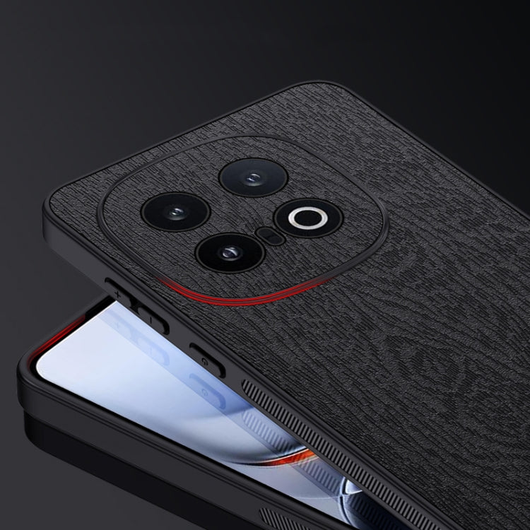 For vivo iQOO 13 Tree Bark Leather Shockproof Phone Case