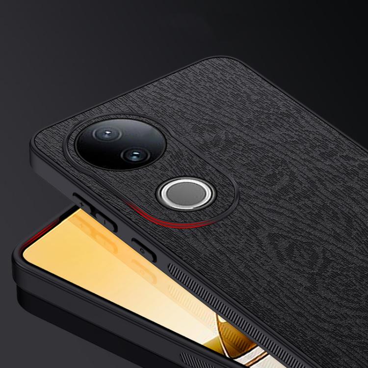 For vivo V50 Tree Bark Leather Shockproof Phone Case