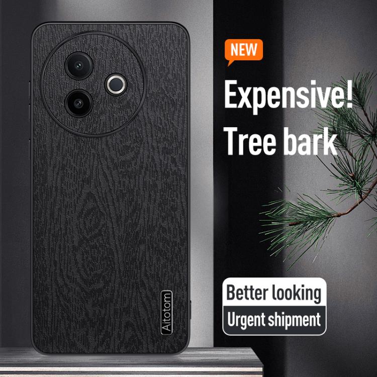 For vivo Y39 5G Tree Bark Leather Shockproof Phone Case