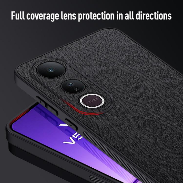 For vivo V50 Lite Tree Bark Leather Shockproof Phone Case