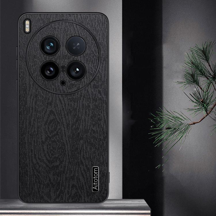 For VIVO X200 Ultra Tree Bark Leather Shockproof Phone Case