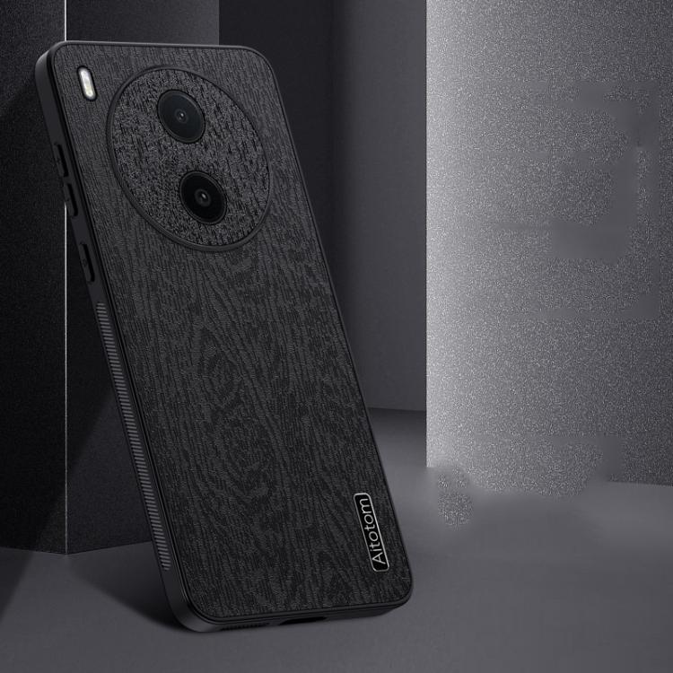 For vivo Y600 Pro 5G Tree Bark Leather Shockproof Phone Case