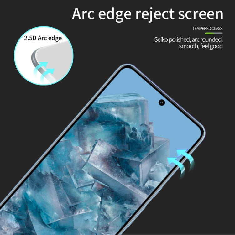 For Google Pixel 9 Pro XL Unlock MOFI 9H 2.5D Full Screen Tempered Glass Film - Black