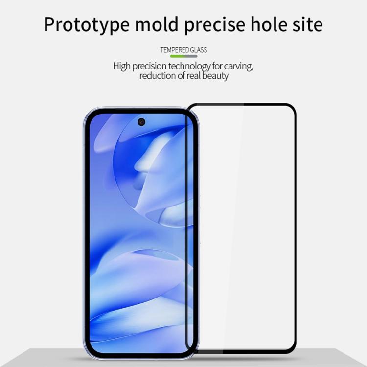 For Google Pixel 9a MOFI 9H 2.5D Full Screen Tempered Glass Film - Black