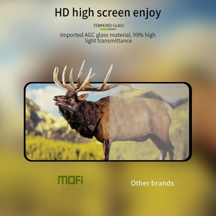 For Google Pixel 9a MOFI 9H 2.5D Full Screen Tempered Glass Film - Black