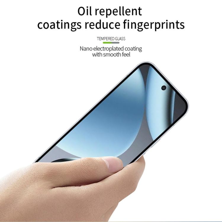 For Google Pixel 10 / 10 Pro Unlock MOFI 9H 2.5D Full Screen Tempered Glass Film - Black