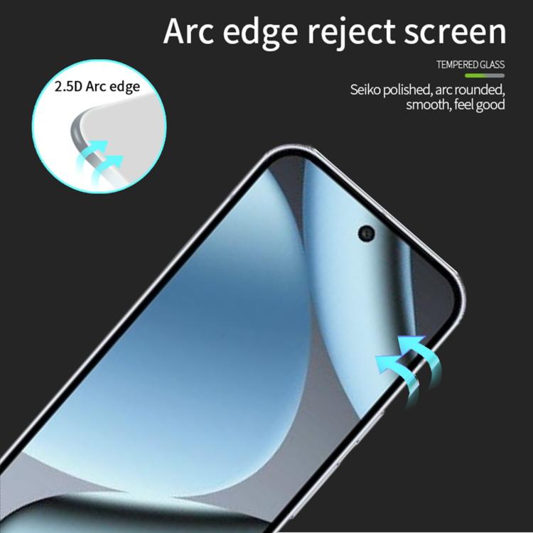 For Google Pixel 10 / 10 Pro Unlock MOFI 9H 2.5D Full Screen Tempered Glass Film - Black