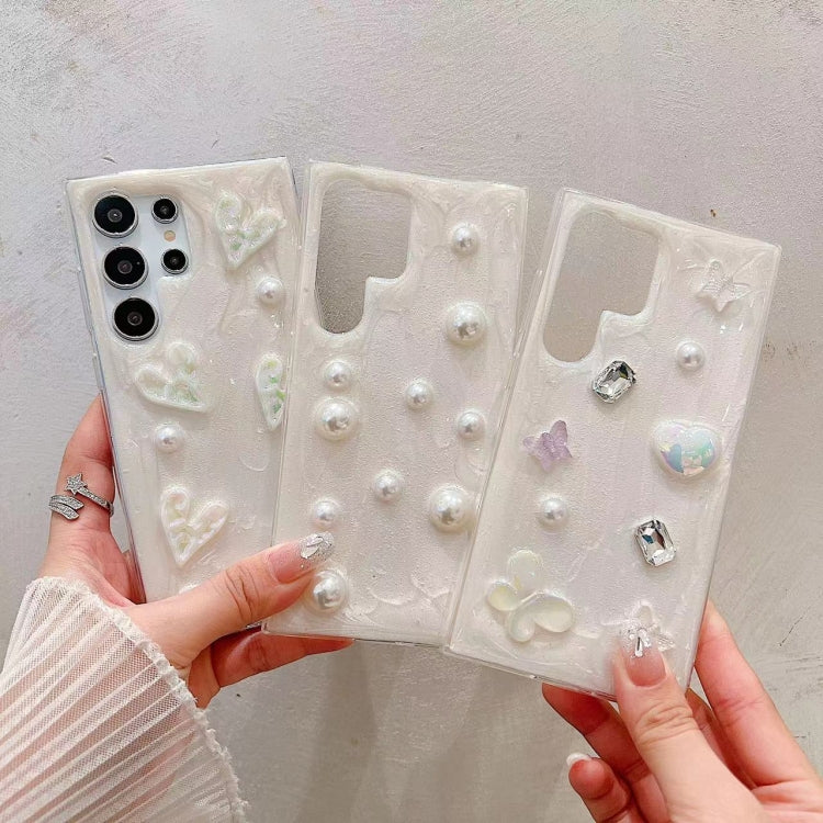 For Samsung Galaxy S25 Ultra 5G Cream Gum Decoden TPU Phone Case