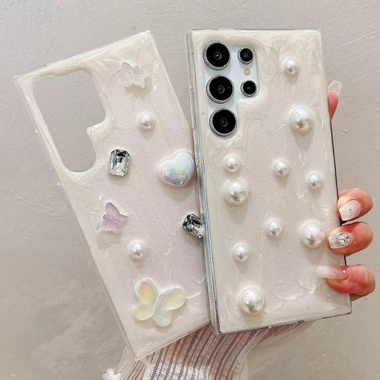 For Samsung Galaxy S25 Ultra 5G Cream Gum Decoden TPU Phone Case