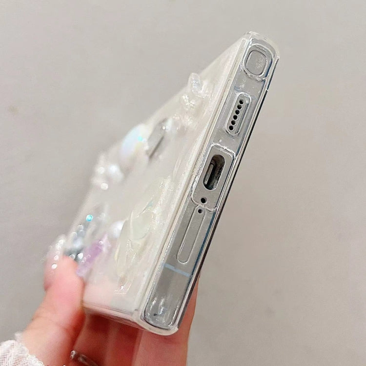 For Samsung Galaxy S25 Ultra 5G Cream Gum Decoden TPU Phone Case