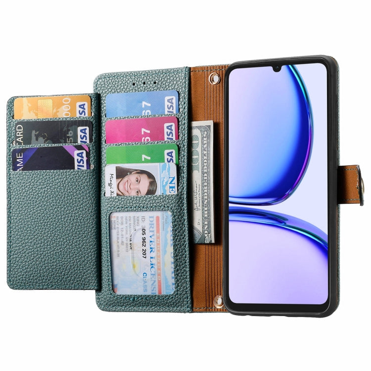 For Realme Note 50 Love Zipper Lanyard Leather Phone Case