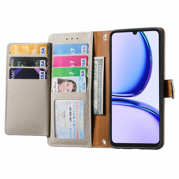 For Realme Note 50 Love Zipper Lanyard Leather Phone Case