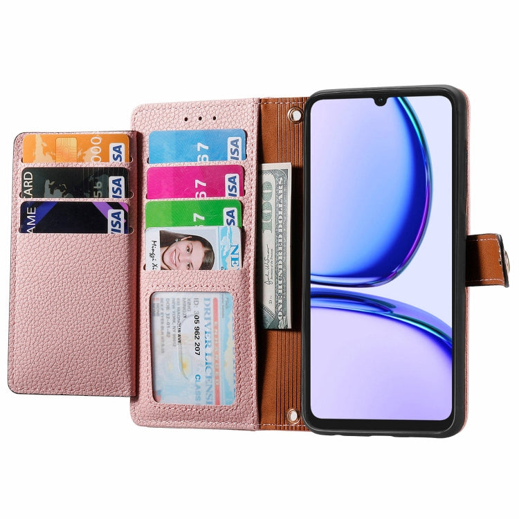 For Realme Note 50 Love Zipper Lanyard Leather Phone Case