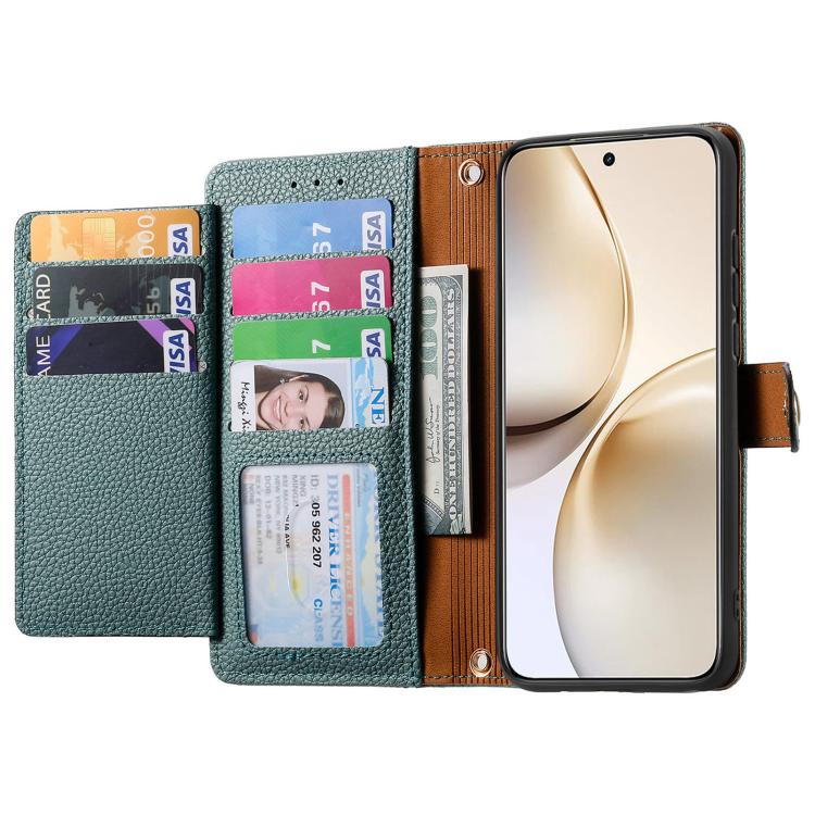 For Realme 14 Pro Love Zipper Lanyard Leather Phone Case