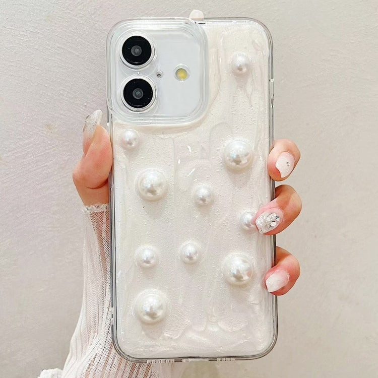 For iPhone 16 Cream Gum Decoden TPU Phone Case