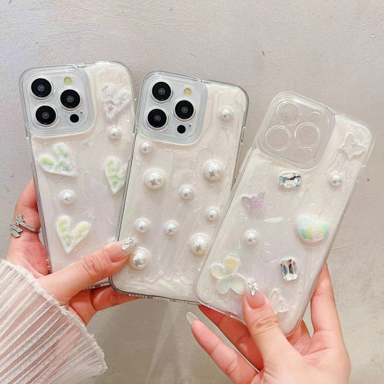 For iPhone 16 Pro Max Cream Gum Decoden TPU Phone Case