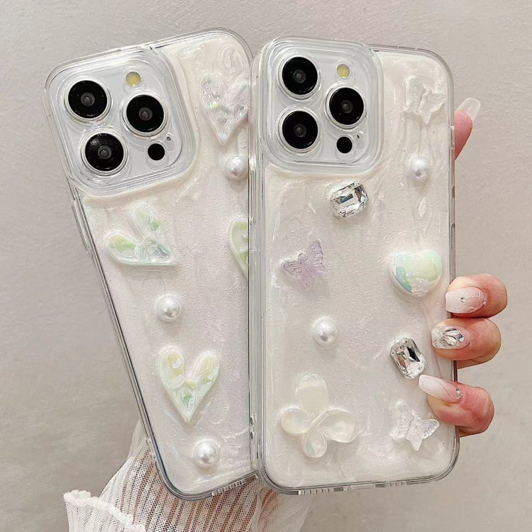 For iPhone 16 Pro Max Cream Gum Decoden TPU Phone Case
