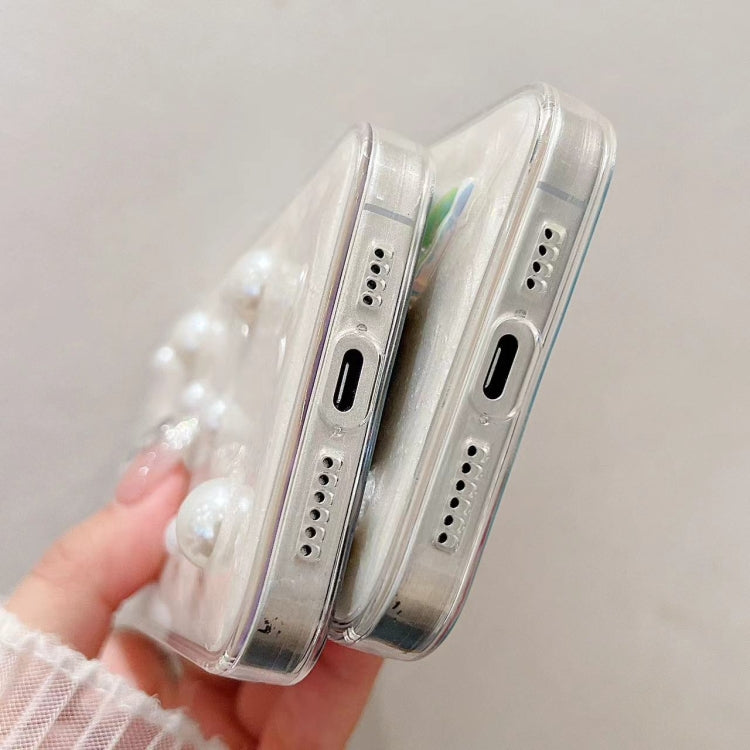 For iPhone 16 Pro Max Cream Gum Decoden TPU Phone Case
