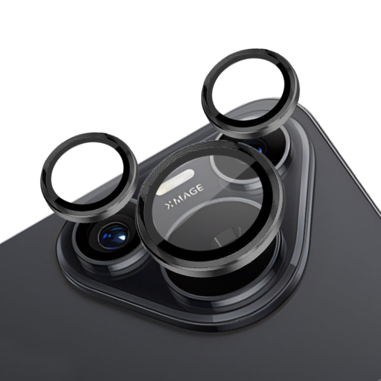 For Huawei Pura 70 NORTHJO Camera Lens CD Vein Metal Ring Tempered Glass Film