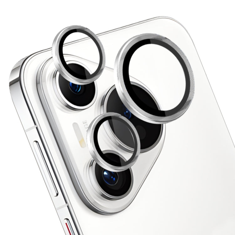 For Huawei Pura 70 NORTHJO Camera Lens CD Vein Metal Ring Tempered Glass Film