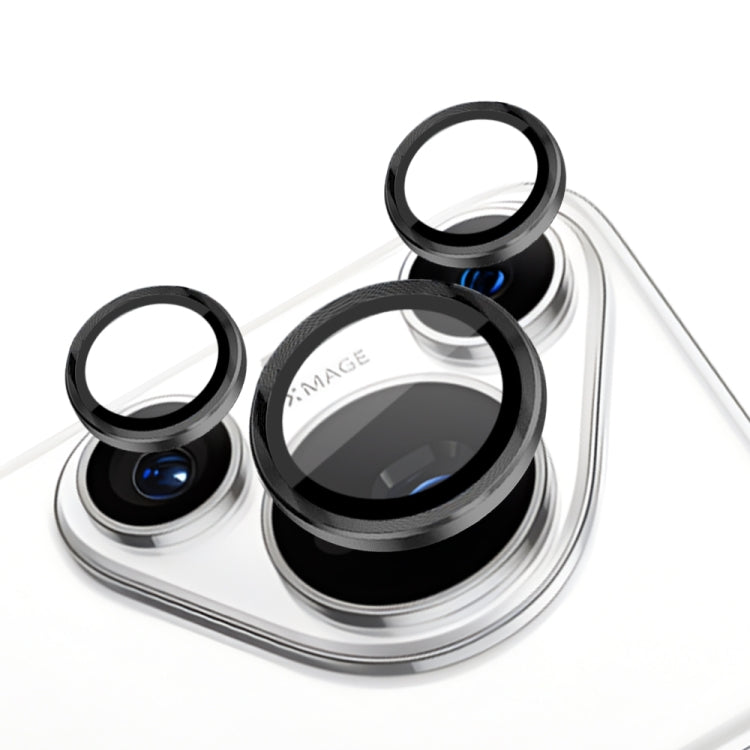 For Huawei Pura 70 Pro NORTHJO Camera Lens CD Vein Metal Ring Tempered Glass Film