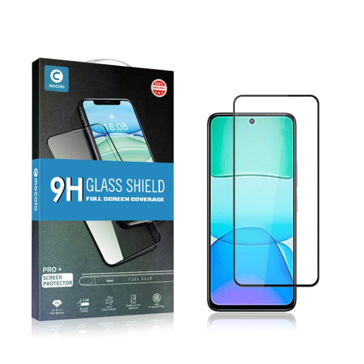 For Redmi 13 mocolo 2.5D Full Glue Full Cover Tempered Glass Film