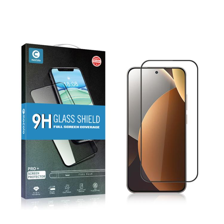 For Redmi Note 15 Pro 5G Global 163.6mm mocolo 2.5D Full Glue Full Cover Tempered Glass Film