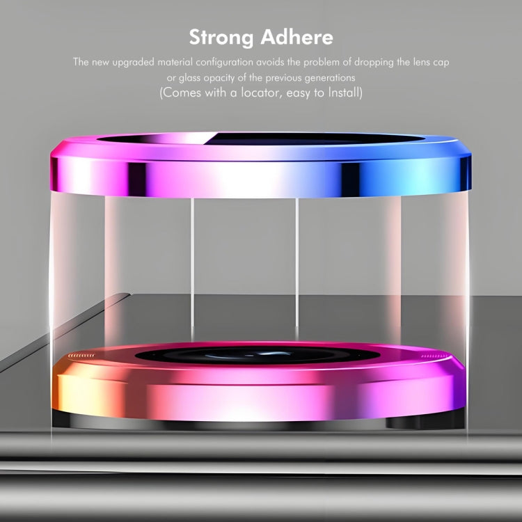 For Huawei nova Flip ENKAY Hat-Prince 9H Rear Camera Lens Aluminium Alloy Tempered Glass Film