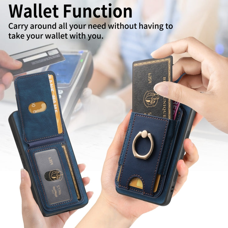 For Xiaomi 15 Pro Retro Splitable Magnetic Stand Card Bag Leather Phone Case