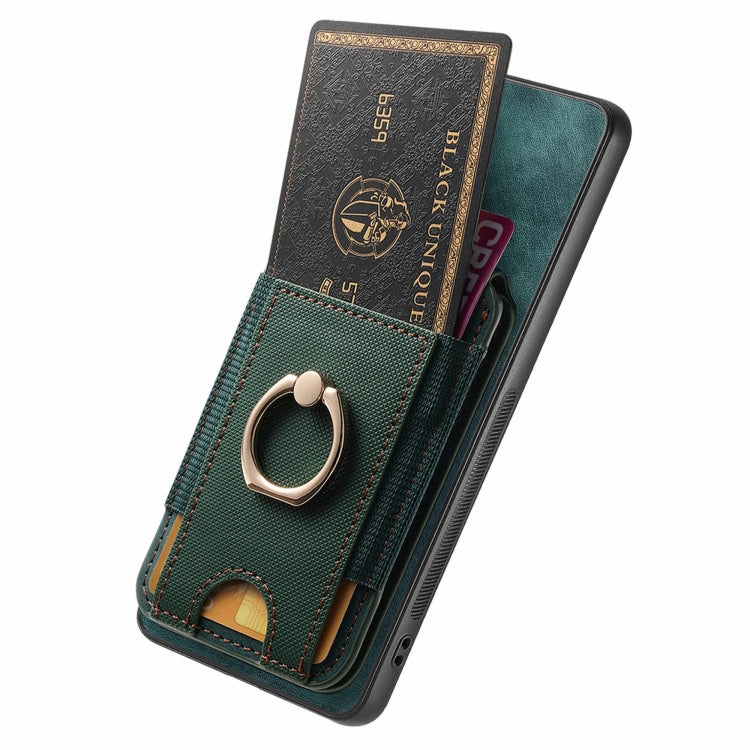 For Xiaomi 15 Pro Retro Splitable Magnetic Stand Card Bag Leather Phone Case