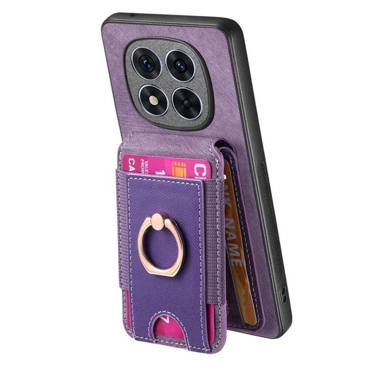 For Redmi Note 14 5G Retro Splitable Magnetic Stand Card Bag Leather Phone Case