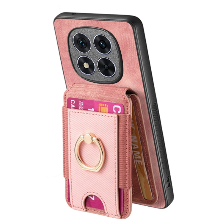 For Redmi Note 14 Pro+ 5G Retro Splitable Magnetic Stand Card Bag Leather Phone Case