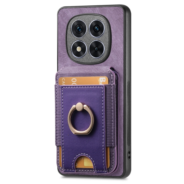 For Redmi Note 14 Pro+ 5G Retro Splitable Magnetic Stand Card Bag Leather Phone Case