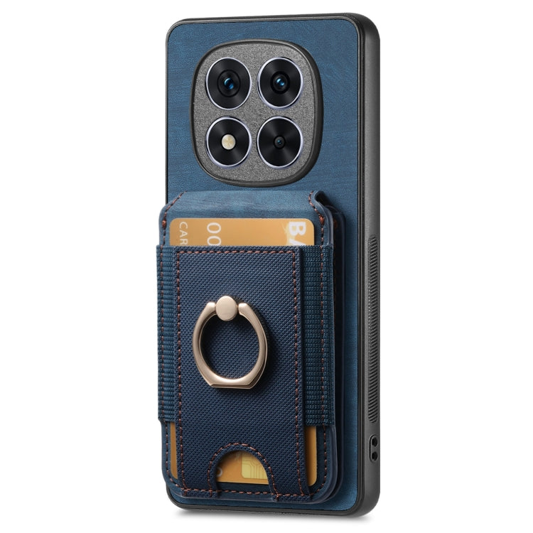 For Redmi Note 14 Pro+ 5G Retro Splitable Magnetic Stand Card Bag Leather Phone Case