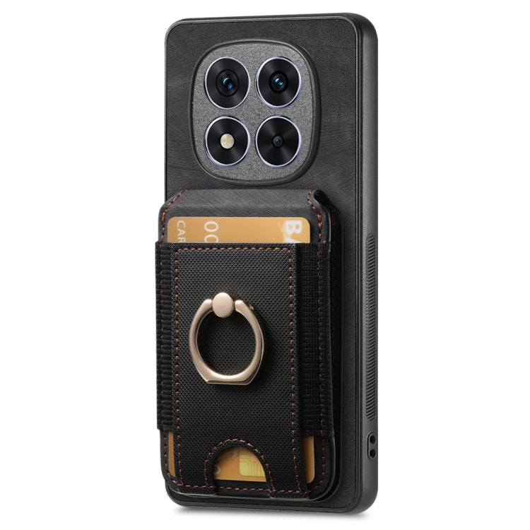 For Redmi Note 14 Pro+ 5G Retro Splitable Magnetic Stand Card Bag Leather Phone Case