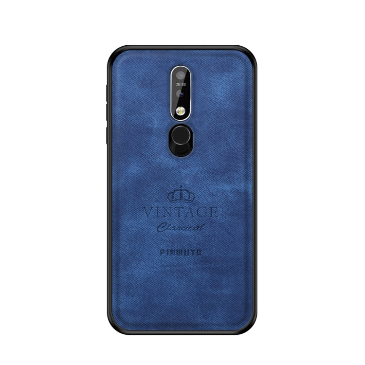 PINWUYO Shockproof Waterproof Full Coverage PC + TPU + Skin Protective Case for Nokia 7.1 (2018)