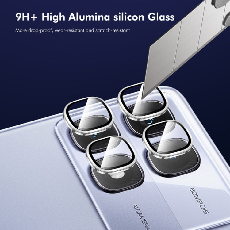 For Redmi K70 Ultra ENKAY Hat-Prince 9H Rear Camera Lens Aluminium Alloy Tempered Glass Film