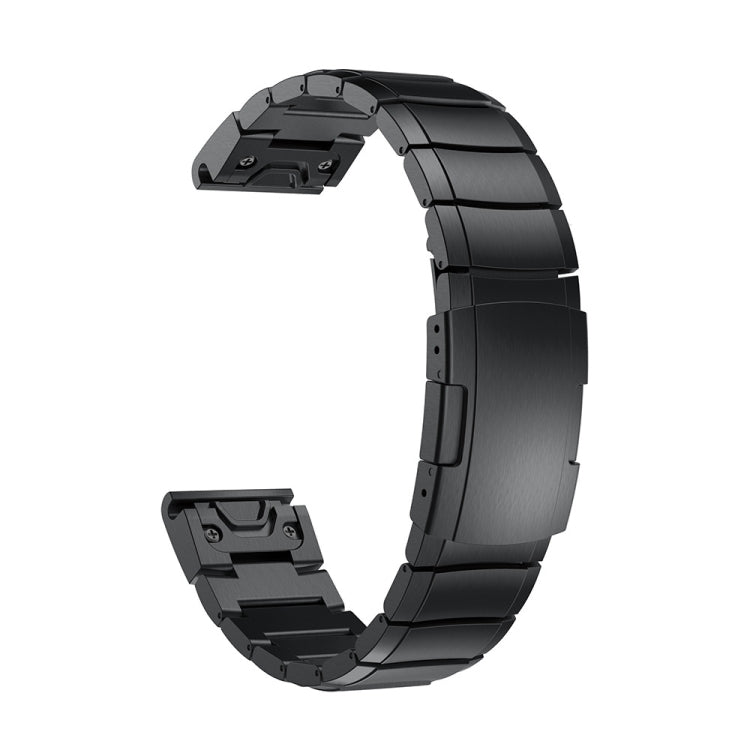 For Garmin Descent Mk3i 43mm Tortoise Shell 20mm Stainless Steel Watch Band